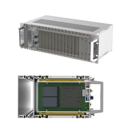 RDEKONO EuropacPRO Kit de sous-rack en aluminium anodisé 19 pouces pour backplane non blindé 3U 345 mm Schroff Nvent
