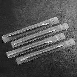 Dual-End Stainless Steel <b>Nail</b> Cuticle Pusher Tool Set Reusable Double Head Manicure Salon Grade - Product Image 5