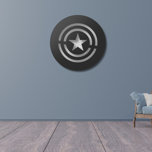 Black Metal Wall Hanging, Modern Minimalist Wall Art,Best metal wall art for home decor - Product Image 1