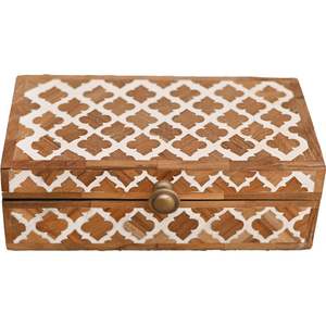 Caja de Almacenamiento de MDF con Incrustaciones de Resina de Último Diseño, Caja Decorativa de Resina para Joyería, Precio de Fábrica al por Mayor - Product Image 1