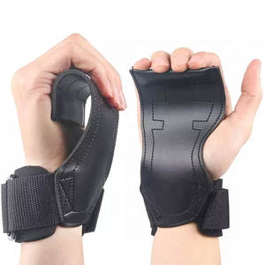 สายรัดมือยกน้ำหนักหนังวัว ระบายอากาศได้ดี สำหรับออกกำลังกายและฟิตเนส จับถนัดมือ - Product Image 1