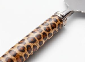 Elegant Stainless Steel Flatware Cake Server And Knife Set With Leopard Handle Elegant Design Tableware Cutlery For Wedding - Product Image 2