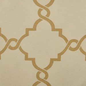 Mantovana con stampa traforata Beige/oro, mantovana e mantovana da 50x18 ", - Product Image 4