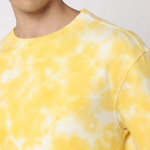 Men's Casual Quality Cotton Polyester Fleece Sweatshirt Custom Logo Printing Solid Crew Neck Waterproof Breathable Lined Winter - Product Image 6