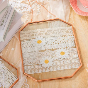 Cadre photo en verre avec bordure en laiton suspendu, finition dorée, taille personnalisée, forme octogonale, qualité exceptionnelle, prix le plus bas, best-seller, décoration - Product Image 4