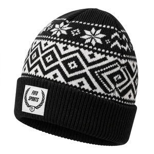 Premium <b>Men</b> Beanies Cap <b>Winter</b> Knitted <b>Hat</b> Custom Soft Warm Material Comfortable Stretch Fit Lightweight Casual Outdoor Fashion - Product Image 5