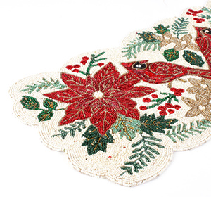 Royal Look Handmade Beaded <b>Table</b> <b>Runner</b> Hotel Restaurant <b>Table</b> Decorative Beaded <b>Runner</b> and Gifted Use Item - Product Image 3