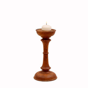 Portavelas de vidrio artesanal de madera, nuevo, con corazón grabado, decoración premium para el hogar, decoración de mesa, boda - Product Image 2