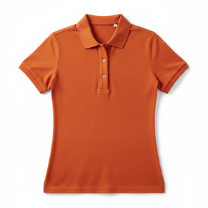 Women <b>Polo</b> Shirt Custom Short Sleeve <b>Orange</b> Pique Golf Top Selling Summer Casual Slim Fit Breathable Workwear Apparel Clothing - Product Image 1