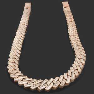 Iced Out <b>Moissanite</b> Pendant <b>Necklace</b> for Men Luxury 925 Sterling Silver Hip Hop Jewelry Stylish Diamond Chain Gift - Product Image 2