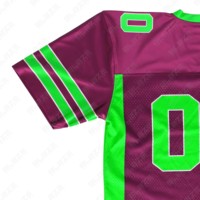 OEM Uniforme de football américain personnalisé nouvelle conception logo personnalisé respirant sublimation maillot de football américain T-shirts pour hommes