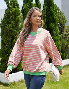 Sweat-shirt de qualité OEM pour femmes, prix de gros abordable, taille personnalisée, sweat-shirt oversize pour femmes en vente en ligne - Product Image 2