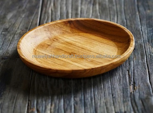 Plaque en bois de qualité supérieure forme ronde bois poli pour la maison Restaurant hôtel fête de mariage utilisation avec taille personnalisée - Product Image 2