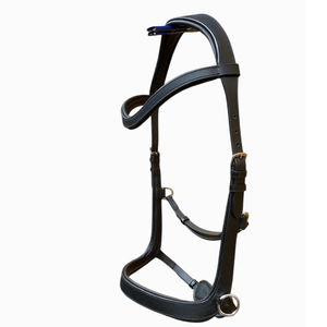 Saddlery Vegetable Drum Dyed (D.D) English Jumping Bridle Premium <b>Harness</b> Leather Horse Equipment Essential for Horse Owners - Product Image 6