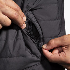 Chaqueta de running de invierno para hombre, elástica en cuatro direcciones, de alto rendimiento, con cremallera de lona, transpirable, de secado rápido, para entrenamiento deportivo. - Product Image 6