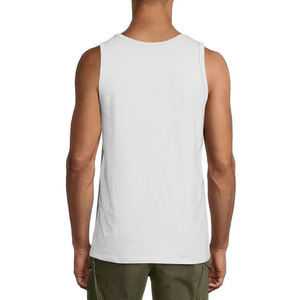 <b>Mens</b> Breathable Knitted Gym <b>Singlet</b> 100 Percent Cotton Solid Quick Dry Fitness Tank Top Custom OEM - Product Image 1