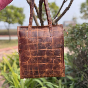 Nouveauté : Sac à main en cuir Crunch pour femme, sac de shopping en cuir, collection élégante et unique, sac à bandoulière, sac à main multi-usages - Product Image 1