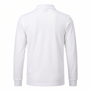 เสื้อเชิ้ตแขนยาวผู้ชายสำหรับฤดูร้อน ผ้าถักปิเก้ สไตล์สมาร์ทแคชชวล ผ้าฝ้ายใยไผ่ ปักลาย รับผลิตแบบ OEM ODM |   โลโก้แบบกำหนดเอง |   ป้องกันการเกิดขุย | - Product Image 2