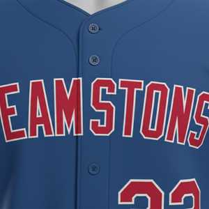 Camisetas de Béisbol Personalizadas al por Mayor, Impresión por Sublimación, 100% Poliéster, Malla Transpirable, Cuello en V, Manga Corta, Uniformes Deportivos Unisex - Product Image 4
