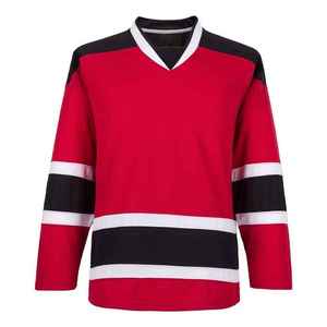 Digital Printed <b>Best</b> OEM Service Breathable Quick Dry Anti Bacterial 100% Polyester Top Quality Ice Hockey Jersey - Product Image 6