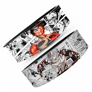 Gym Squats Muzan Edition Powerlifting Belts Training <b>Back</b> <b>Support</b> Lever Buckle Anime Printed Cowhide 10mm Breathable - Product Image 4