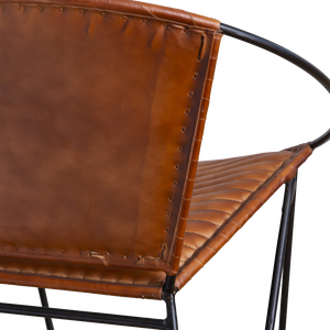 เก้าอี้หนังสีน้ำตาลและโลหะ รุ่นวานดานา เวอร์เท็กซ์ เซียร์รา - Product Image 6