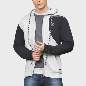 Sudaderas con capucha de algodón mezclado con cremallera para hombre, venta directa de fábrica, sudaderas de invierno con estampado personalizado, proveedor de la mejor calidad - Product Image 3