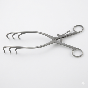 Retractor Quirúrgico Espinal de Alta Calidad MULTI-LEVEL GELPI SHARP 50mm 3x3 Puntas de 4mm 12 Unidades de Acero Inoxidable - Product Image 3