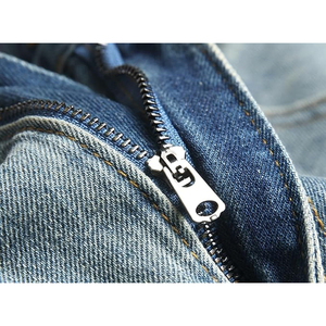 Jean décontracté vintage pour homme, coupe ample, jambe large, en denim noir, style streetwear hip-hop tendance - Product Image 6