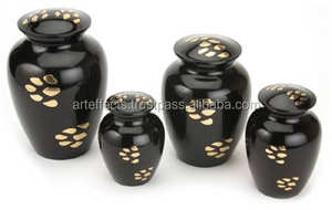 Premium Handcrafted Brass Pet Cremation Urn Handcrafted Memorial Funeral <b>Keepsake</b> <b>for</b> Pet <b>Ashes</b> Decorative Urn - Product Image 5