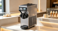 Machine à glace molle commerciale de comptoir XY, machine à fabriquer la crème glacée réfrigérante
