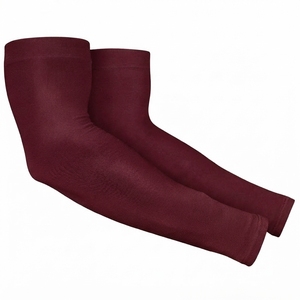 Manchon de bras unisexe personnalisé, respirant, à séchage rapide, teint en pièce, en Spandex/Polyester, pour sports de plein air, protection solaire - Product Image 1