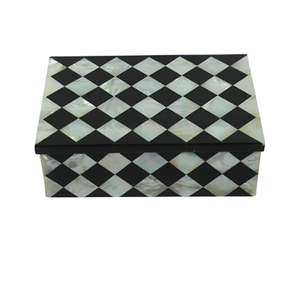 Boîte de rangement pour bijoux en bois de qualité supérieure avec incrustation de nacre, emballage personnalisable pour femmes - Product Image 6