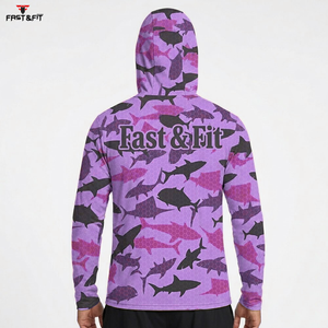 Hoodie de pêche à sublimation à prix de gros, best-seller, personnalisé, léger, pour hommes, à prix abordable - Product Image 6