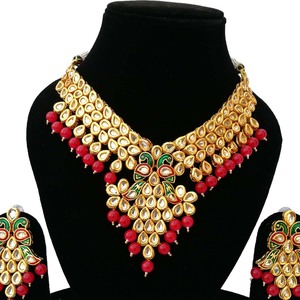 Women's Trendy Alloy Party Wear Engagement Anniversary Wedding Choker Earrings Set Copper 18K Gold Plated Zircon Jewelry - Product Image 2