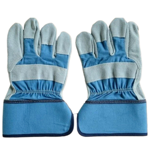 Guantes de soldadura industriales de cuero vacuno, resistentes al calor, ignífugos, personalizados para hombres y mujeres, guantes de trabajo de protección. - Product Image 1