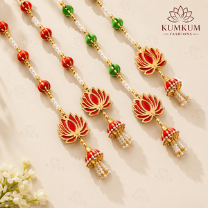 Guirlande de fleurs de lotus artificielles très vendue pour mariage indien Haldi Mehndi Sangeet, décoration de maison et toile de fond de fête - Product Image 3