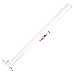 Goulotte de câblage en PVC de 0,79 po (32,8 mm) – Caissons de câblage de haute qualité pour une gestion efficace - Product Image 6