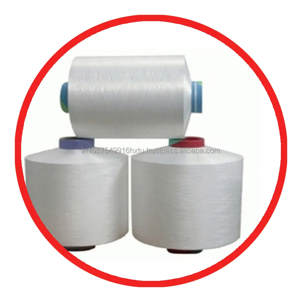 Hoge End Kwaliteit 100% Polyester Dty Garen Voor Export Ruwe Witte Sd Met Hoge Intermingle Garen Grondstoffen Gebruikt
