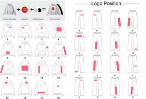 Custom Men Winter Casual 100% Cotton Breathable Acid Wash Print Rhinestone Cropped Hoodie and Flared Sweatpants Tracksuit <b>Set</b> - Product Image 6