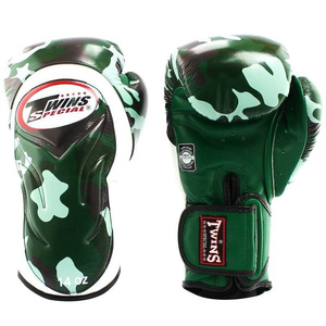 Gants de boxe professionnels en cuir de qualité supérieure RTS, fermeture à boucle antidérapante, rembourrage intérieur confortable, coups puissants - Product Image 1