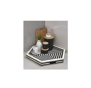 ถาดเสิร์ฟชาและกาแฟแบบฝังกระดูกสไตล์คลาสสิก สามารถปรับแต่งขนาดได้ รูปทรงสวยงาม ดีไซน์หรูหรา เหมาะสำหรับใช้ในบ้านและโรงแรม คุณภาพดี - Product Image 1