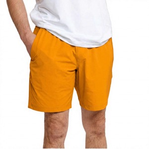 Pantalones Cortos Bermuda Azul Claro para Hombre, Cintura Elástica, Secado Rápido, Color Sólido, Casuales, con Bolsillos, Largo Medio, Tejido - Product Image 6