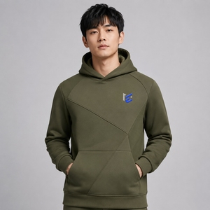 Sudadera con Capucha Blanca de Invierno Personalizada para Hombre, Sudadera con Capucha Bordada, Ropa Deportiva Informal OEM, Fabricante de Sudaderas de Forro Polar para Equipos al por Mayor - Product Image 6