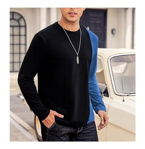Best Selling Stylish Long Sleeve Round Neck Shoulder Slope Solid Color Comfortable Plus Size Men's Sweatshirt From Bangladesh - Product Image 3