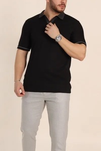 Nouvelles Chemises Premium pour Hommes – Logo Personnalisé, Design Vierge sur le Devant, Polyester/Coton de Haute Qualité, Manches Courtes – Prix Compétitif - Product Image 3