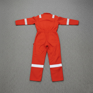 Custom Workwear Reflective <b>Overall</b> with Durable Fabric and Safety Tape for Workplace Protection - Product Image 4