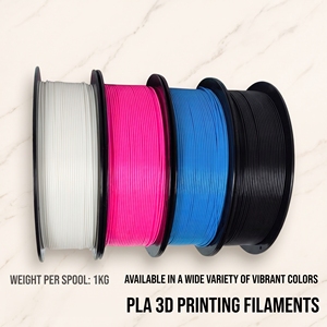 Filament d'imprimante 3D PLA de haute qualité 1,75 mm 1 kg, compatible universellement avec les imprimantes FDM Bambu Lab, couleurs vibrantes, enroulement soigné - Product Image 1