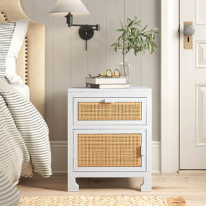 Mesita de noche de caña de 18 '', muebles elegantes para dormitorio - Product Image 2