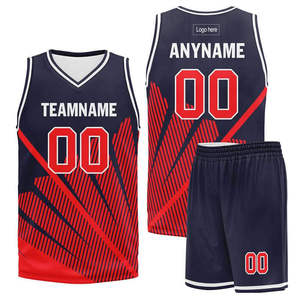 Ensemble d'uniformes de basket-ball pour hommes personnalisés par sublimation, respirant, à séchage rapide, maillot et short de basket-ball personnalisés pour l'équipe, kit de vêtements de sport - Product Image 5